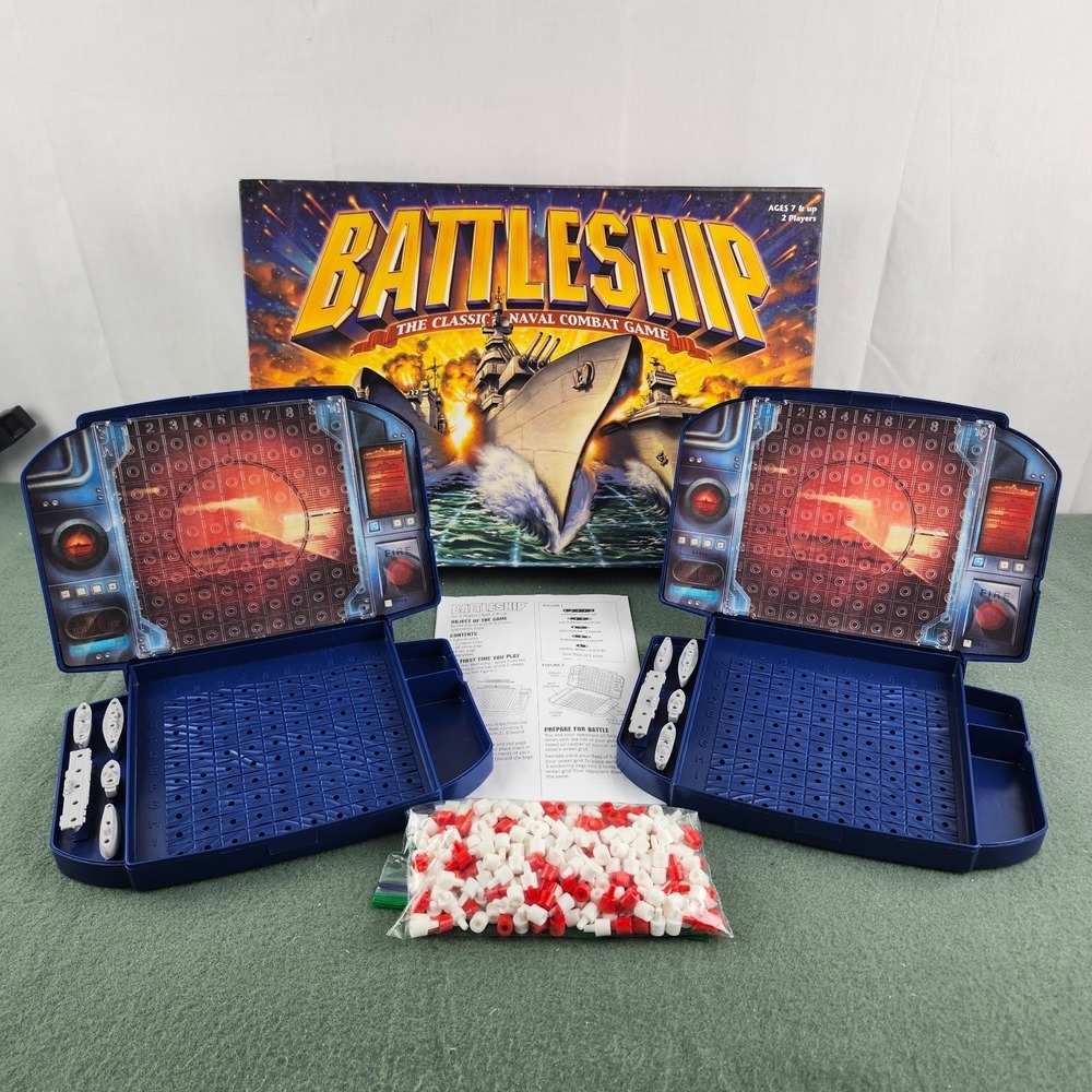 BATTLESHIP Strategy Game Milton Bradley Vintage 2002 You Sunk‎ My Battleship
